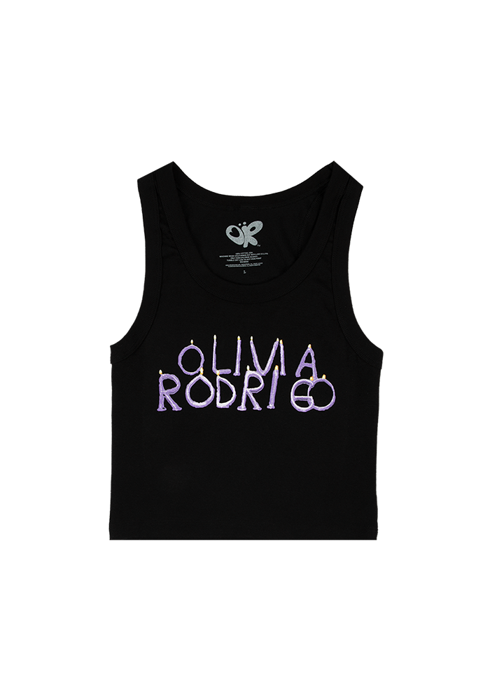 Olivia Rodrigo GUTS baby tank - black BABY TANK 418224