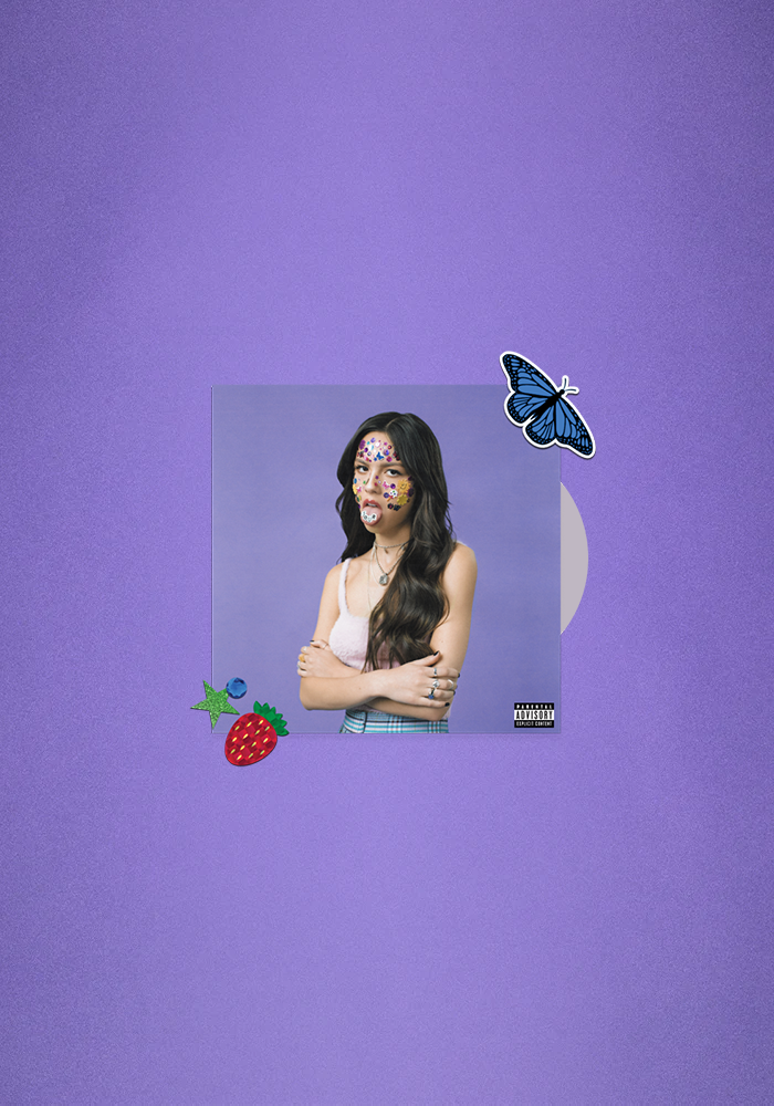 Olivia Rodrigo 'Sour' Signed Vinyl Album Beckett BSA RARE