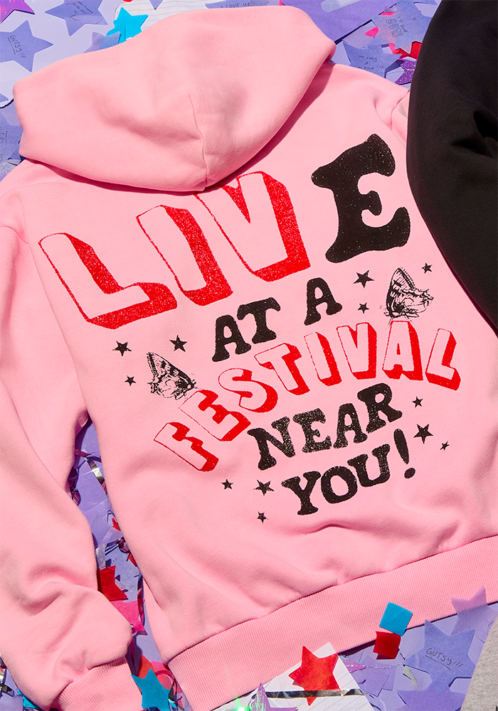 Olivia Rodrigo live at a festival near you zip hoodie Kapuzenjacke 405997