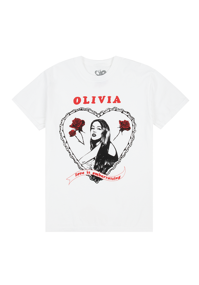 Olivia Rodrigo love is embarrassing t-shirt T-Shirt 420884