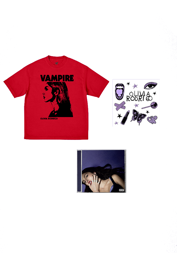 Olivia Rodrigo CD Standard standard cd + vampire t-shirt + sticker sheet 422008