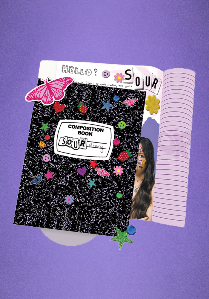 Olivia Rodrigo Deluxe Sour Journal with CD Buch + CD 349537
