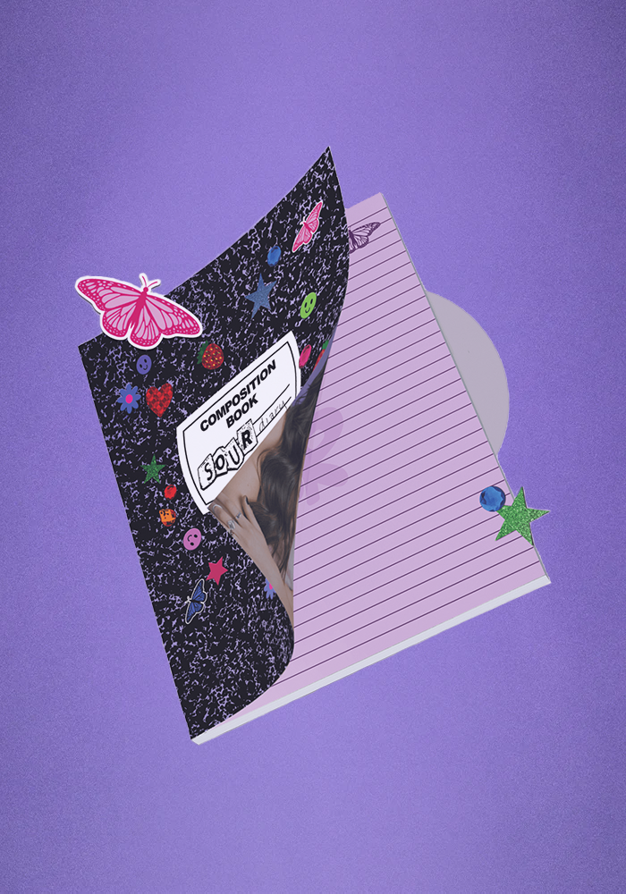 Olivia Rodrigo Deluxe Sour Journal with CD Buch + CD 349545