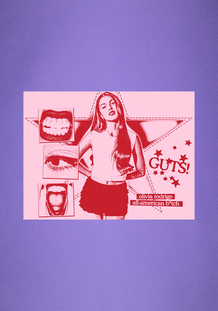 Olivia Rodrigo GUTS olivia rodrigo all-american bitch Poster 348009