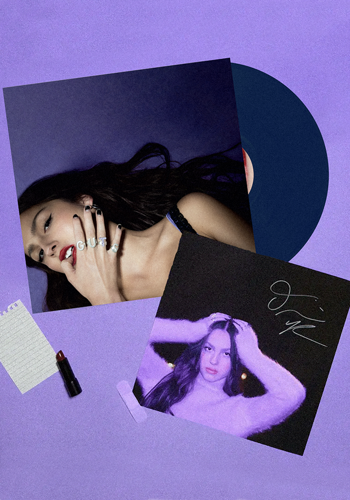 Olivia Rodrigo GUTS limited edition blue vinyl - store exclusive + signed print 347665