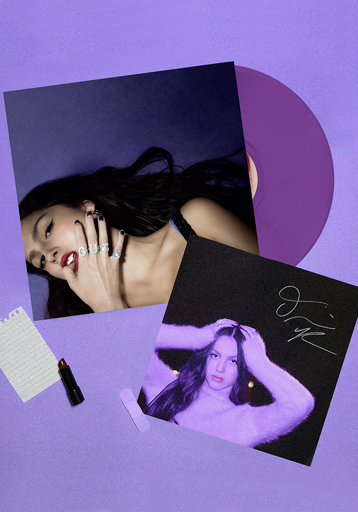 Olivia Rodrigo GUTS limited edition purple vinyl - store exclusive + signed print 347633