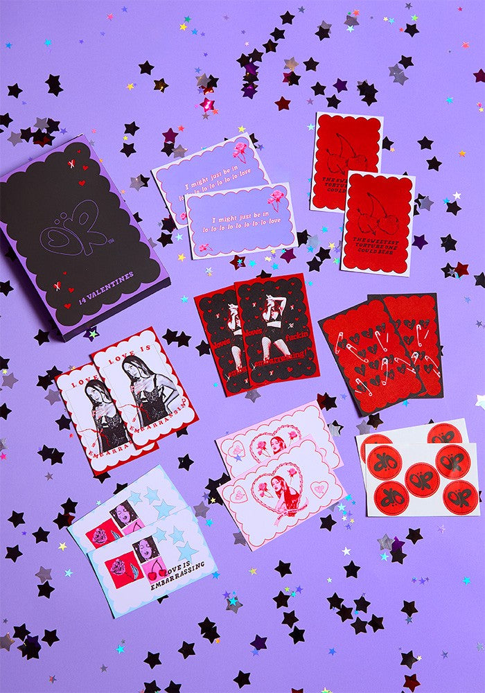 Olivia Rodrigo box of GUTS valentines Postkarten Set 420902