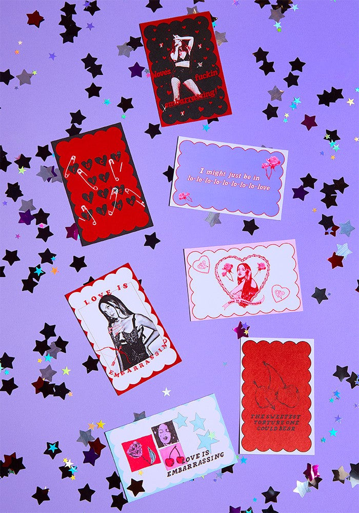 Olivia Rodrigo box of GUTS valentines Postkarten Set 420900