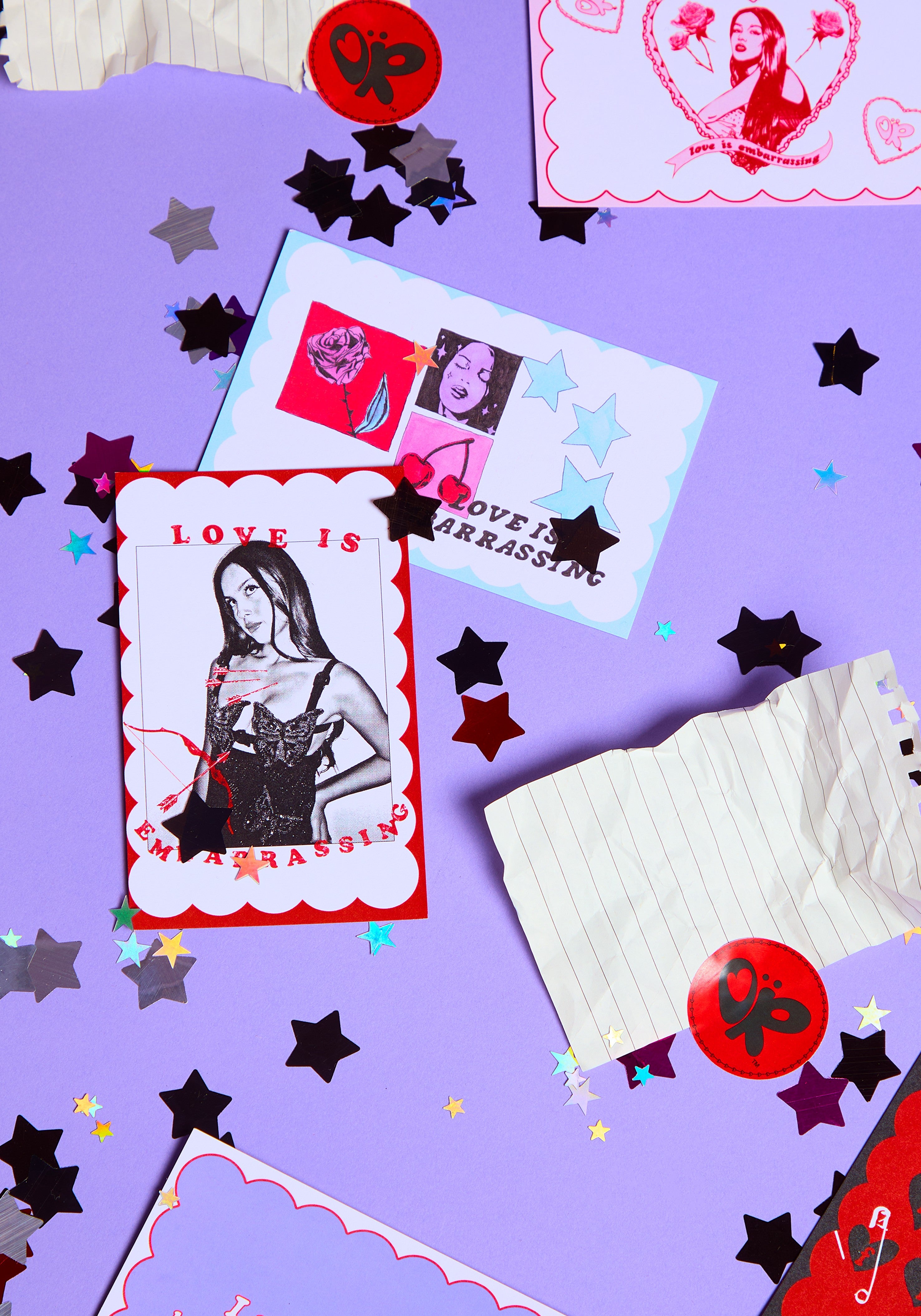Olivia Rodrigo box of GUTS valentines Postkarten Set 420908