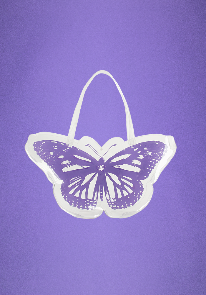 Olivia Rodrigo butterfly tote in clear Beutel 366815