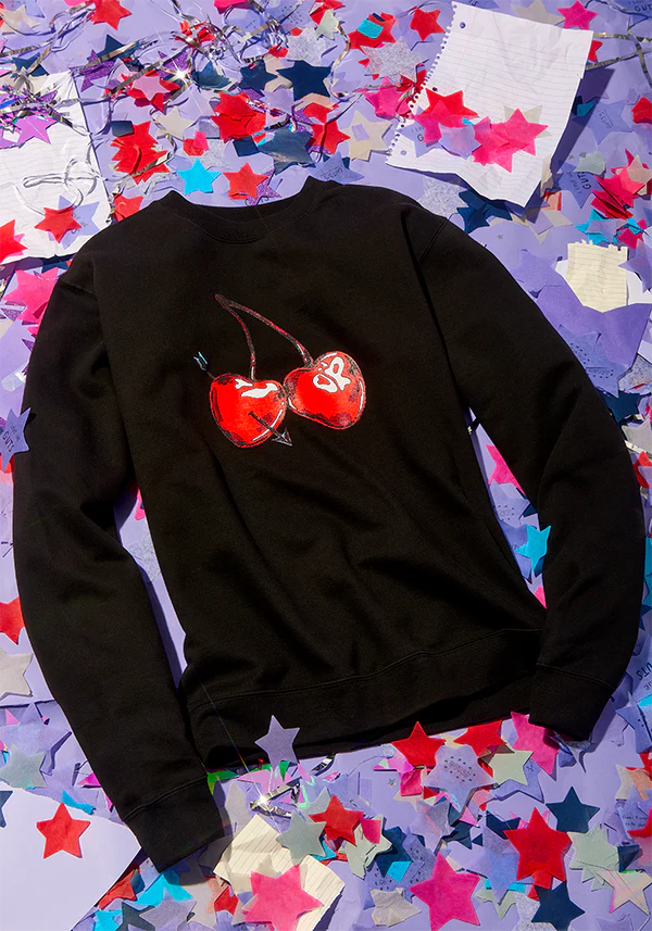 Olivia Rodrigo cherries crewneck pullover Crewneck 420872
