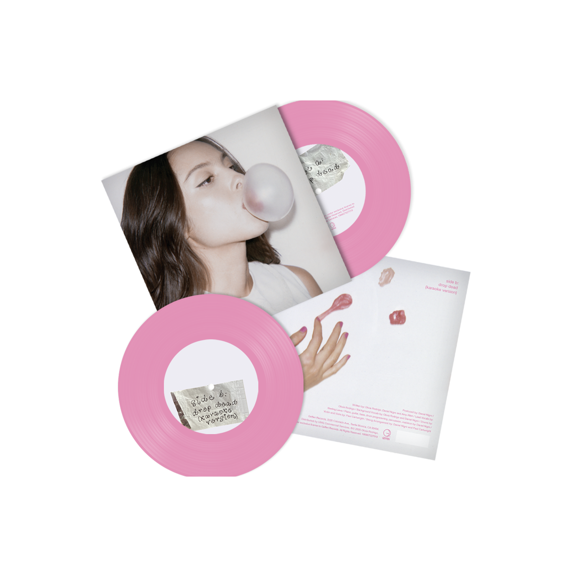 Olivia Rodrigo drop dead - chewing gum 7" vinyl chewing gum 7" vinyl 440971