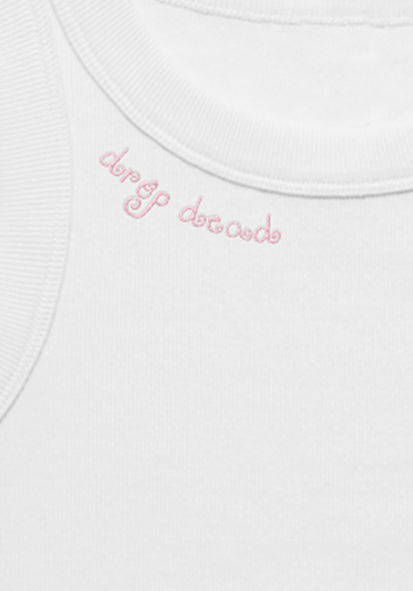 Olivia Rodrigo drop dead embroidered women's crop tank Tank-Tops 442671