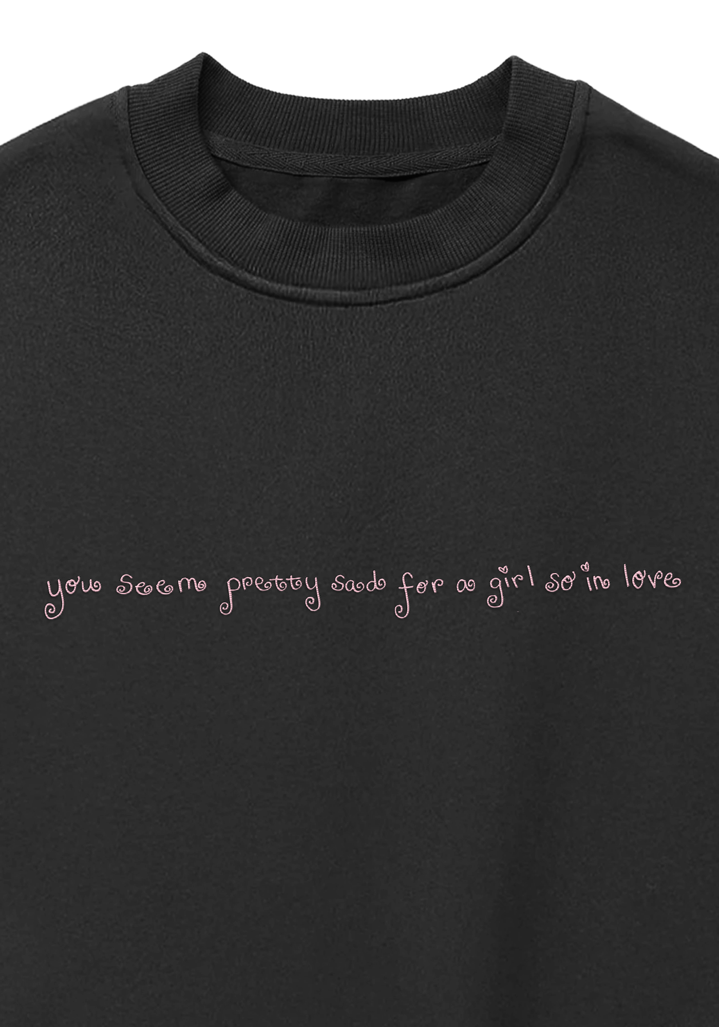 Olivia Rodrigo lace album cover embroidered crewneck Crewneck 440815