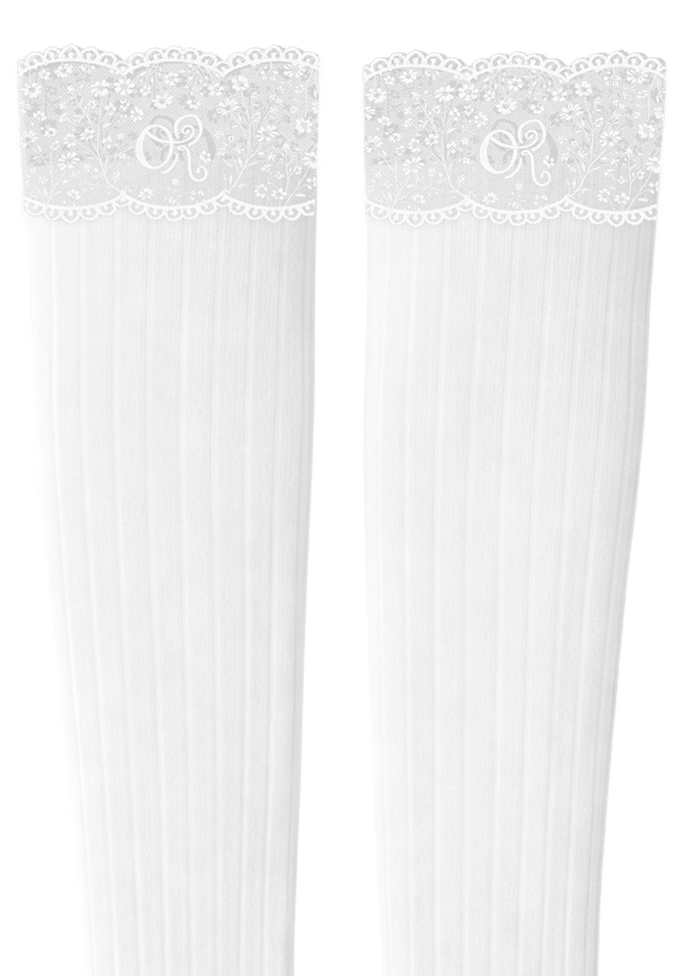 Olivia Rodrigo logo lace top knee high socks Socken 440705