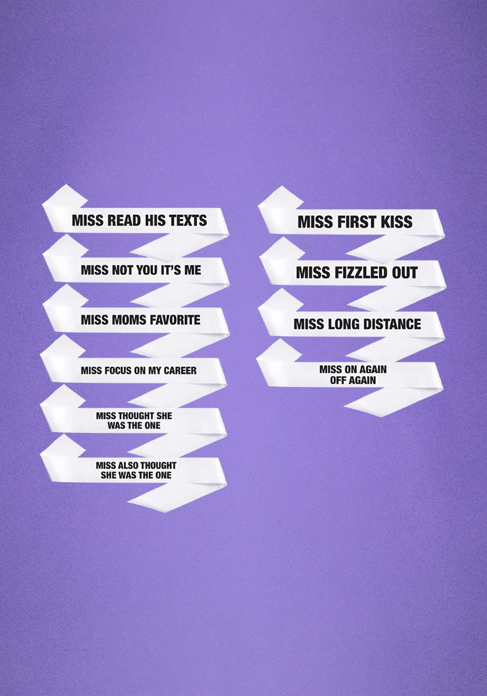 Olivia Rodrigo obsessed sashes - set of 10 Schärpe 352973