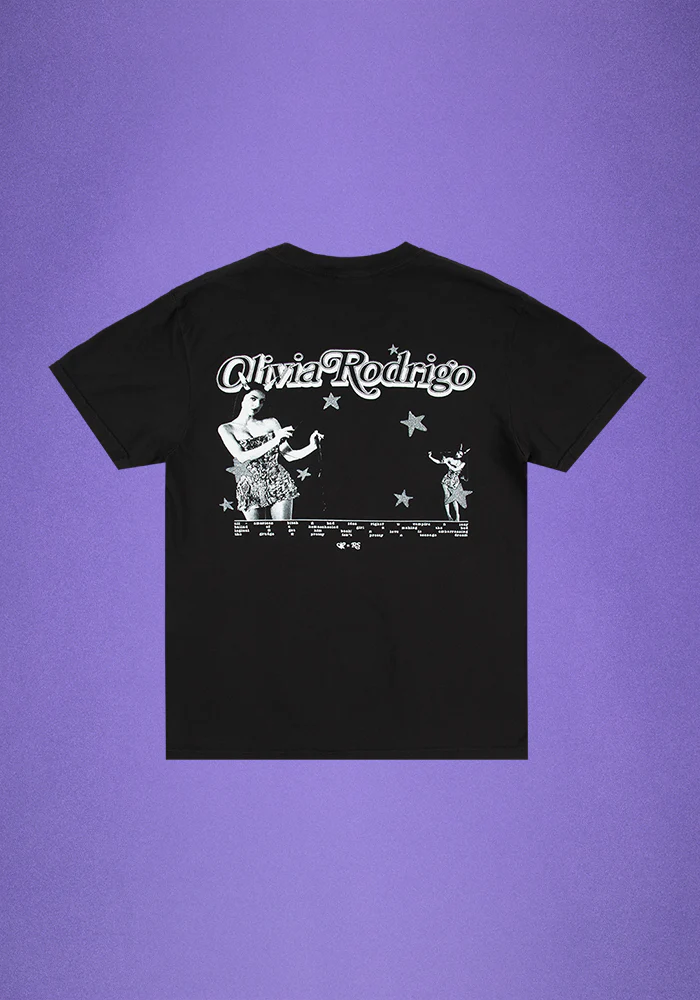 Olivia Rodrigo olivia rodrigo x rolling stone black T-Shirt 348105