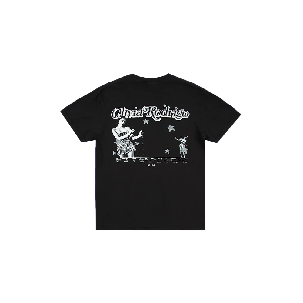 Olivia Rodrigo olivia rodrigo x rolling stone black T-Shirt 421992