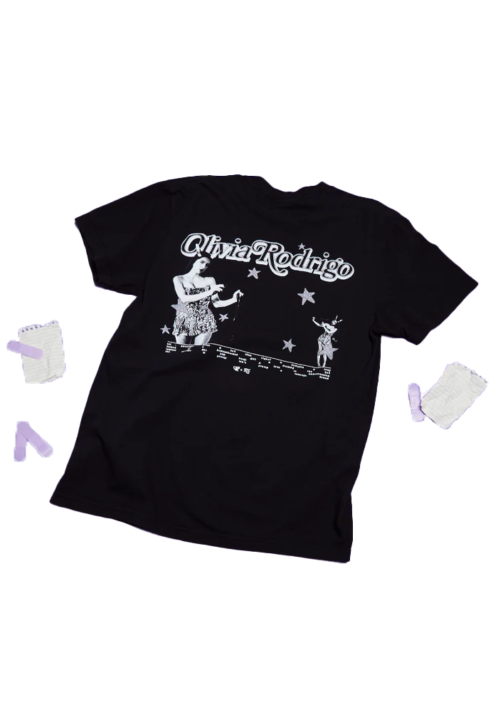 Olivia Rodrigo olivia rodrigo x rolling stone black T-Shirt 421996