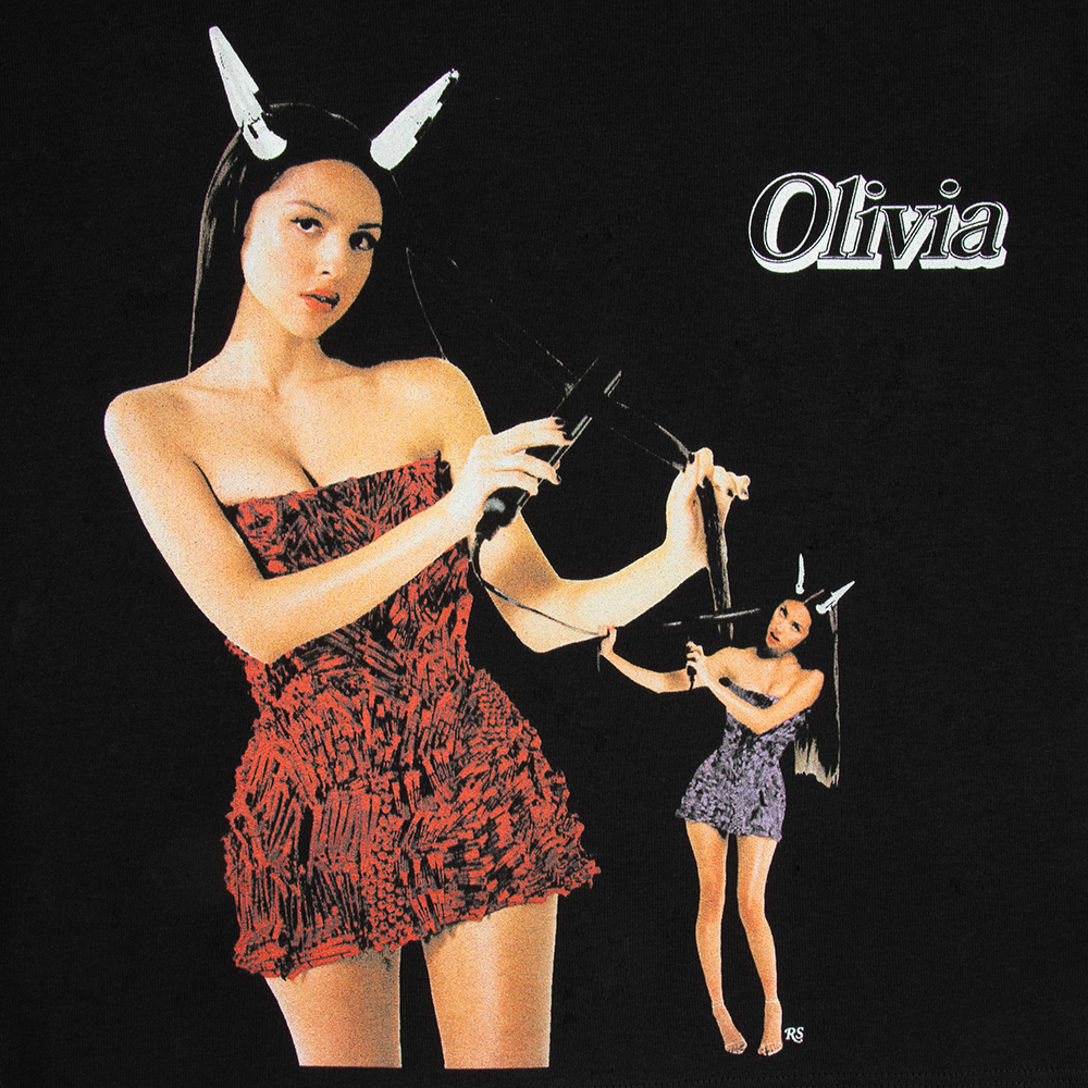 Olivia Rodrigo olivia rodrigo x rolling stone crop T-shirt 341821