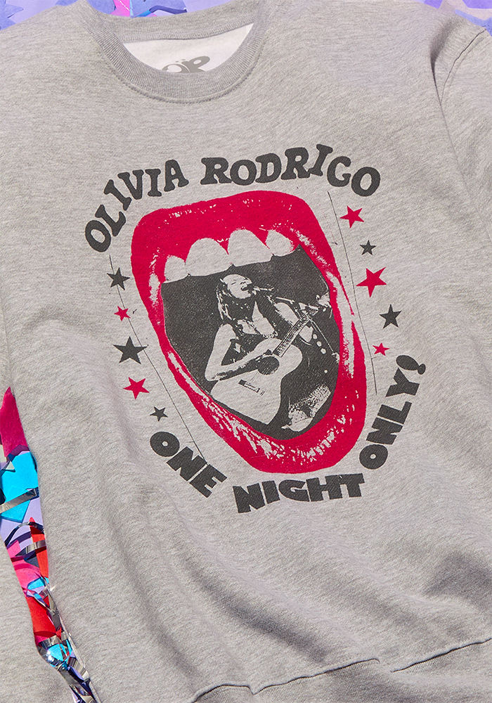Olivia Rodrigo one night only crewneck pullover crewneck pullover 405979