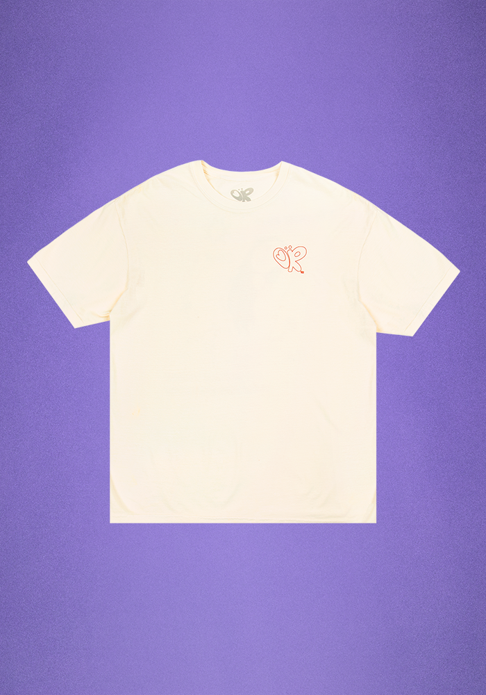 Olivia Rodrigo oversized sun in my mother fucking pocket t-shirt in ivory T-Shirt 366833
