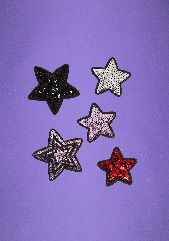 Olivia Rodrigo sequin star patch set Patch Set 388204